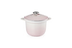 Cocotte haute EVERY en fonte emaillee Ronde 18 cm SHELL PINK
